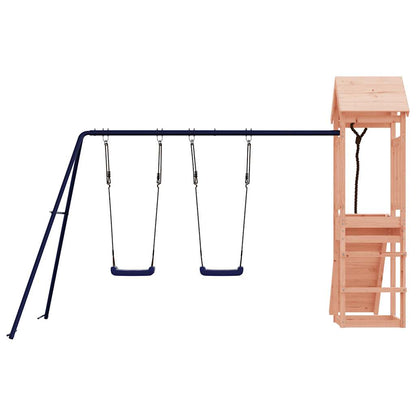 Spielturm aus imprägniertem Kiefernholz und massivem Douglasien- und Kiefernholz