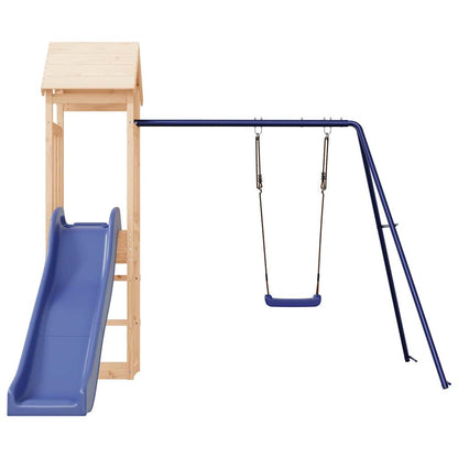 Spielturm aus imprägniertem Kiefernholz und massivem Douglasien- und Kiefernholz