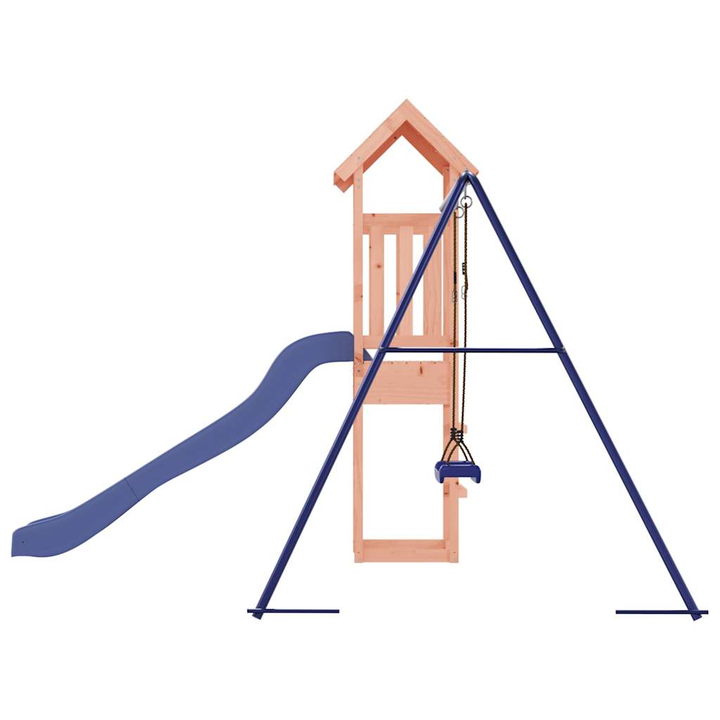 Spielturm aus imprägniertem Kiefernholz und massivem Douglasien- und Kiefernholz