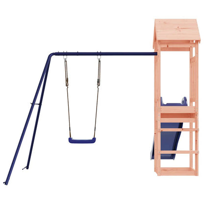 Spielturm aus imprägniertem Kiefernholz und massivem Douglasien- und Kiefernholz