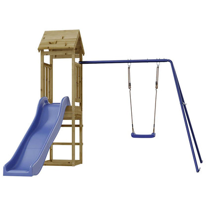 Spielturm aus imprägniertem Kiefernholz und massivem Douglasien- und Kiefernholz