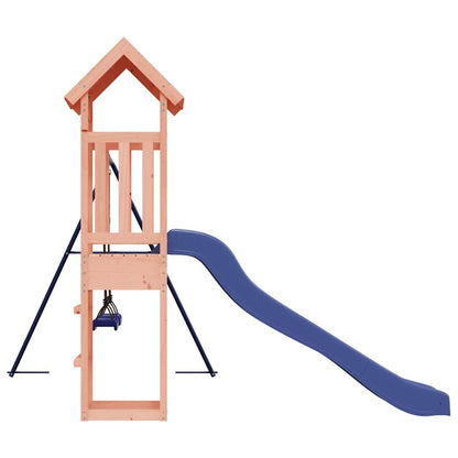 Spielturm aus imprägniertem Kiefernholz und massivem Douglasie und Kiefer