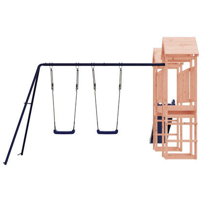 Spielturm aus imprägniertem Kiefernholz und massivem Douglasien- und Kiefernholz