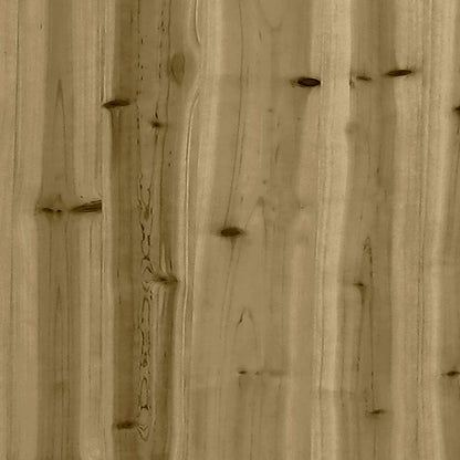 Spielturm mit Kletterwand aus imprägniertem Kiefernholz und Massivholz Douglasie