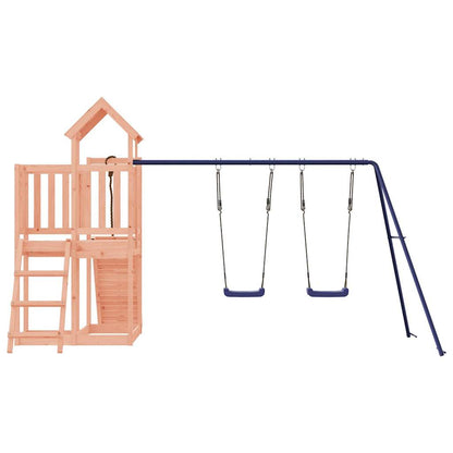 Spielturm aus imprägniertem Kiefernholz und massivem Douglasien- und Kiefernholz