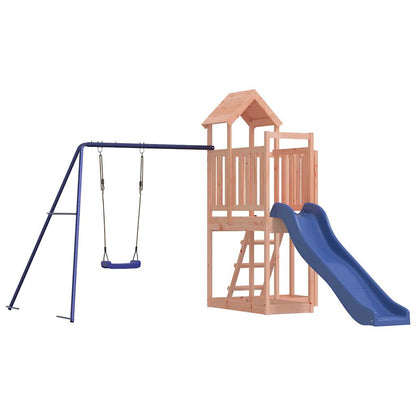 Spielturm aus imprägniertem Kiefernholz und massivem Douglasien- und Kiefernholz