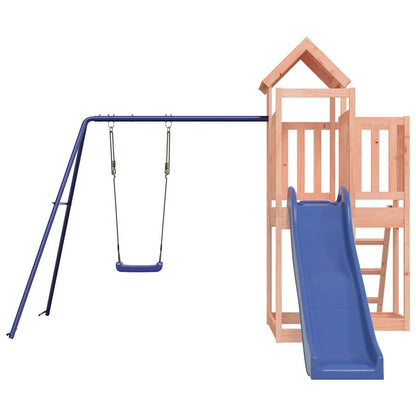 Spielturm aus imprägniertem Kiefernholz und massivem Douglasien- und Kiefernholz