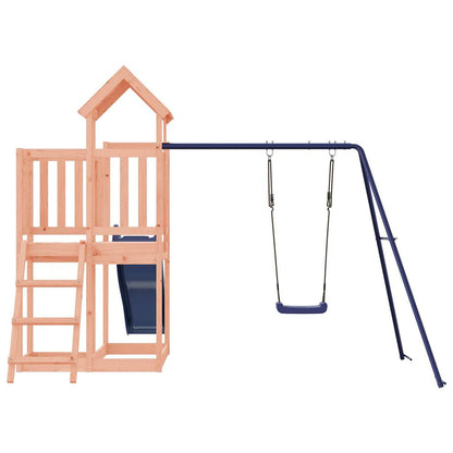 Spielturm aus imprägniertem Kiefernholz und massivem Douglasien- und Kiefernholz