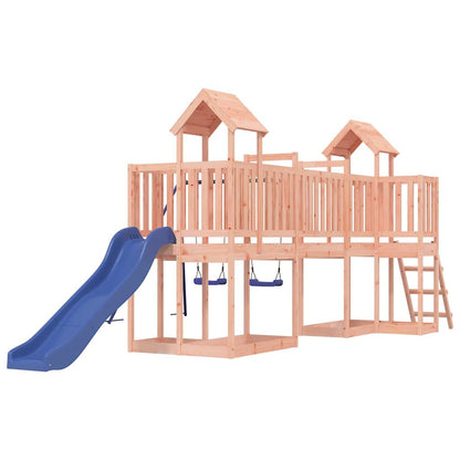 Spielturm aus imprägniertem Kiefernholz und massivem Douglasien- und Kiefernholz