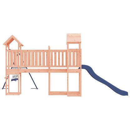 Spielturm aus imprägniertem Kiefernholz und massivem Douglasien- und Kiefernholz