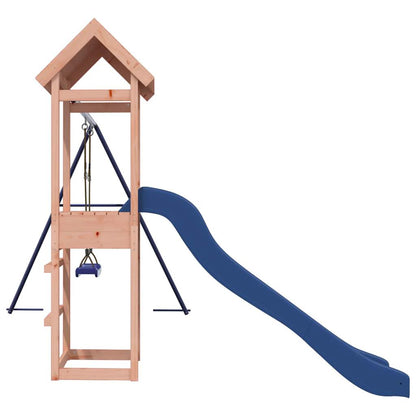 Spielturm aus imprägniertem Kiefernholz und massivem Douglasien- und Kiefernholz