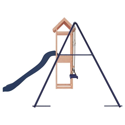 Spielturm aus imprägniertem Kiefernholz und massivem Douglasien- und Kiefernholz