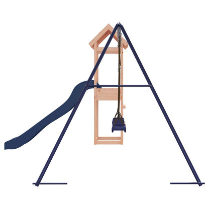 Spielturm aus imprägniertem Kiefernholz und massivem Douglasien- und Kiefernholz