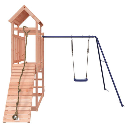 Spielturm aus imprägniertem Kiefernholz und massivem Douglasien- und Kiefernholz