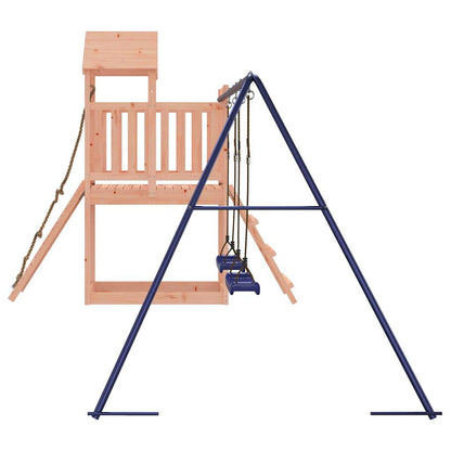 Spielturm aus imprägniertem Kiefernholz und massivem Douglasien- und Kiefernholz