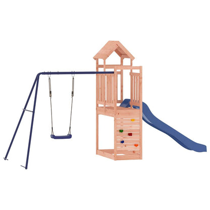 Spielturm aus imprägniertem Kiefernholz und massivem Douglasien- und Kiefernholz
