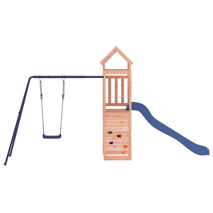 Spielturm aus imprägniertem Kiefernholz und massivem Douglasien- und Kiefernholz