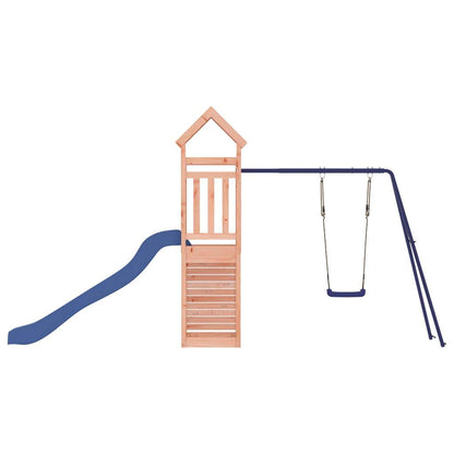 Spielturm aus imprägniertem Kiefernholz und massivem Douglasien- und Kiefernholz