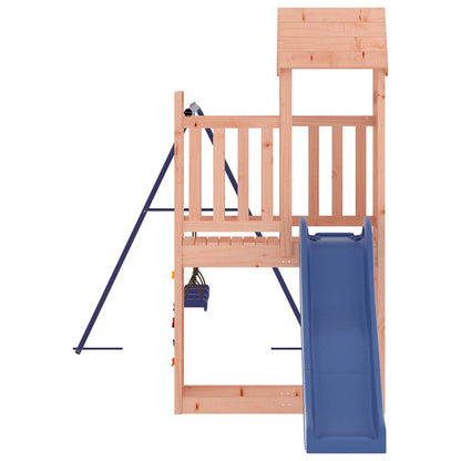 Spielturm aus imprägniertem Kiefernholz und massivem Douglasien- und Kiefernholz