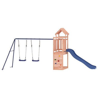 Spielturm aus imprägniertem Kiefernholz und massivem Douglasien- und Kiefernholz