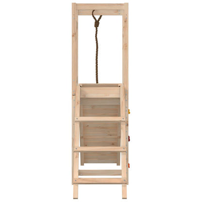 Spielturm aus imprägniertem Kiefernholz und massivem Douglasien- und Kiefernholz