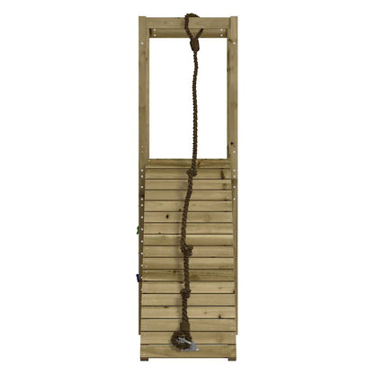 Spielturm aus imprägniertem Kiefernholz und massivem Douglasien- und Kiefernholz