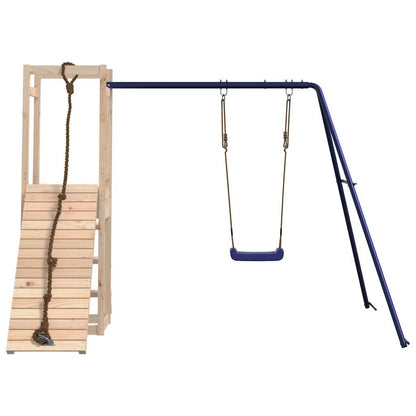 Spielturm aus imprägniertem Kiefernholz und massivem Douglasien- und Kiefernholz