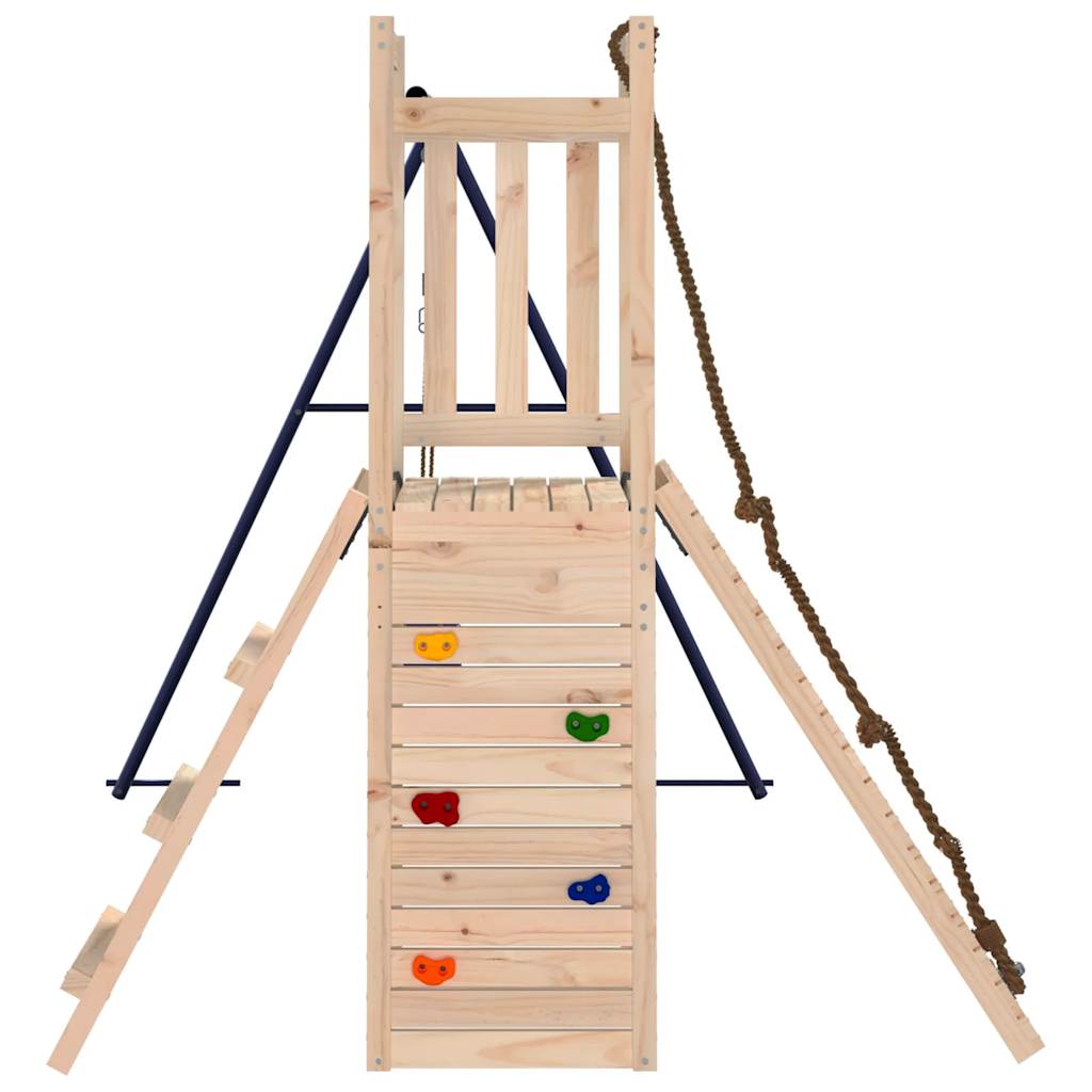 Spielturm aus imprägniertem Kiefernholz und massivem Douglasien- und Kiefernholz