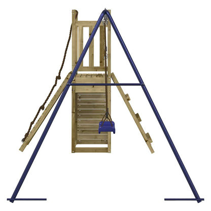 Spielturm aus imprägniertem Kiefernholz und massivem Douglasien- und Kiefernholz