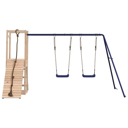 Spielturm aus imprägniertem Kiefernholz und massivem Douglasien- und Kiefernholz