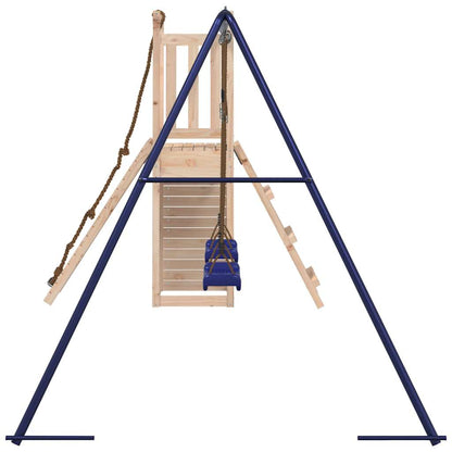 Spielturm aus imprägniertem Kiefernholz und massivem Douglasien- und Kiefernholz