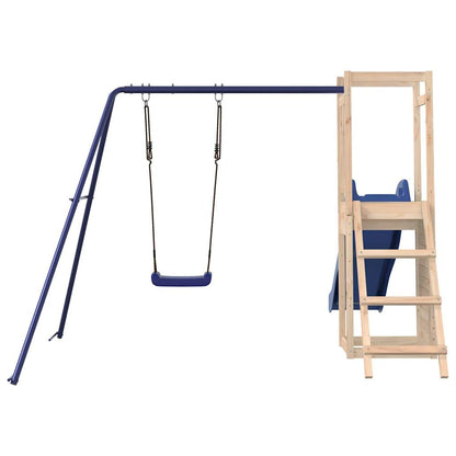 Spielturm aus imprägniertem Kiefernholz und massivem Douglasien- und Kiefernholz