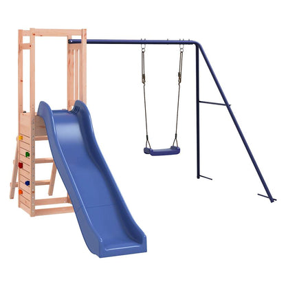 Spielturm aus imprägniertem Kiefernholz und massivem Douglasien- und Kiefernholz