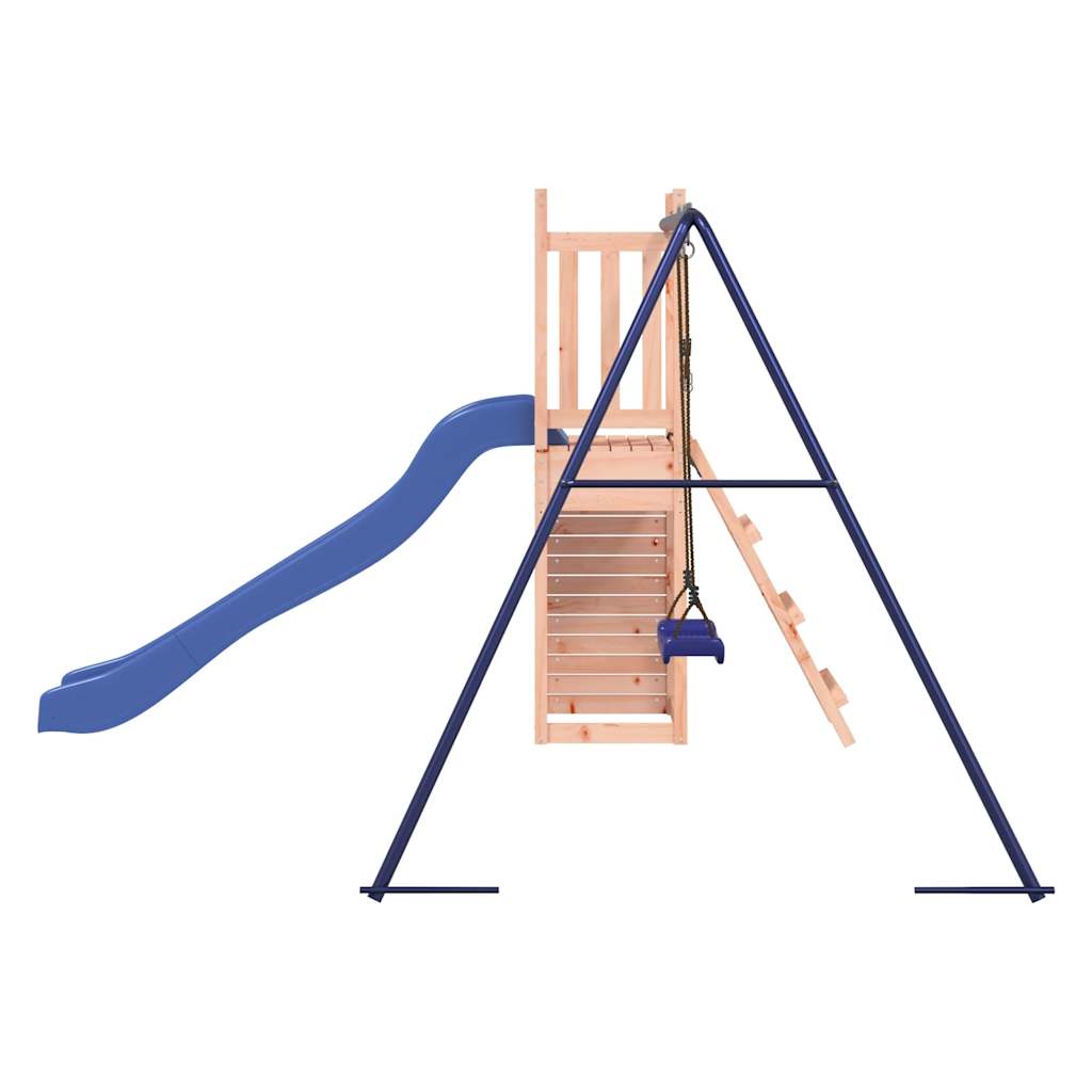 Spielturm aus imprägniertem Kiefernholz und massivem Douglasien- und Kiefernholz