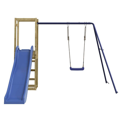 Spielturm aus imprägniertem Kiefernholz und massivem Douglasien- und Kiefernholz
