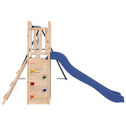 Spielturm aus imprägniertem Kiefernholz und massivem Douglasien- und Kiefernholz
