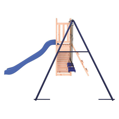 Spielturm aus imprägniertem Kiefernholz und massivem Douglasien- und Kiefernholz