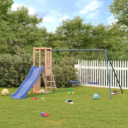 Spielturm aus imprägniertem Kiefernholz und massivem Douglasien- und Kiefernholz