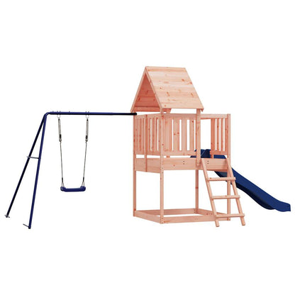 Spielturm aus imprägniertem Kiefernholz und massivem Douglasien- und Kiefernholz