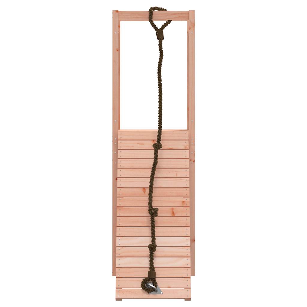 Spielturm mit Kletterwand aus imprägniertem Kiefernholz und Massivholz Douglasie