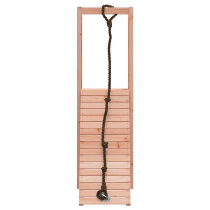 Spielturm mit Kletterwand aus imprägniertem Kiefernholz und Massivholz Douglasie
