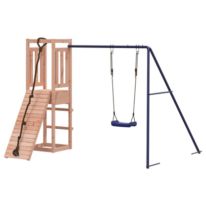 Spielturm aus imprägniertem Kiefernholz und massivem Douglasien- und Kiefernholz