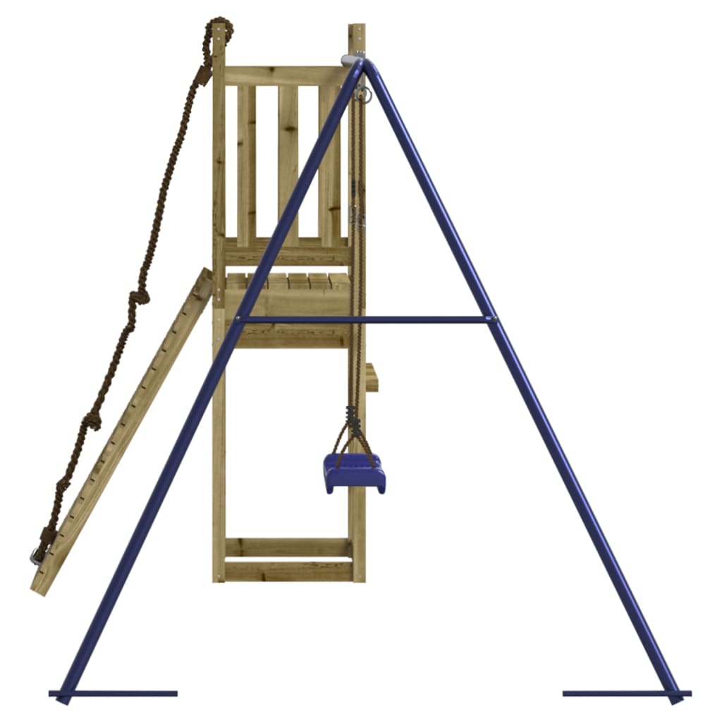 Spielturm aus imprägniertem Kiefernholz und massivem Douglasien- und Kiefernholz