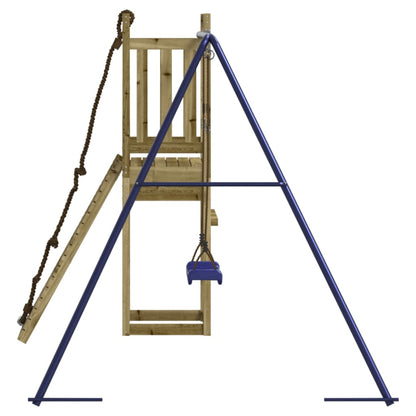 Spielturm aus imprägniertem Kiefernholz und massivem Douglasien- und Kiefernholz