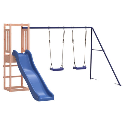 Spielturm aus imprägniertem Kiefernholz und massivem Douglasien- und Kiefernholz