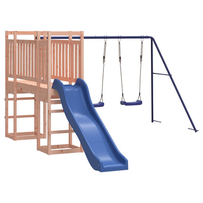Spielturm aus imprägniertem Kiefernholz und massivem Douglasien- und Kiefernholz