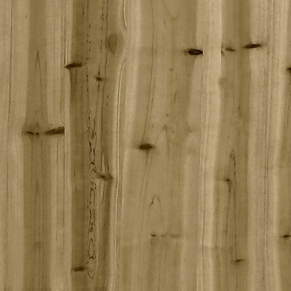 Spielturm mit Kletterwand aus imprägniertem Kiefernholz und Massivholz Douglasie
