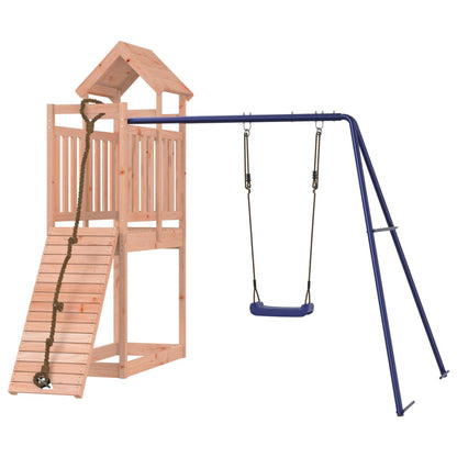 Spielturm aus imprägniertem Kiefernholz und massivem Douglasien- und Kiefernholz