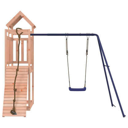 Spielturm aus imprägniertem Kiefernholz und massivem Douglasien- und Kiefernholz