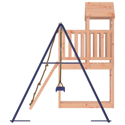 Spielturm aus imprägniertem Kiefernholz und massivem Douglasien- und Kiefernholz